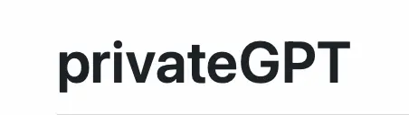 privateGPT logo