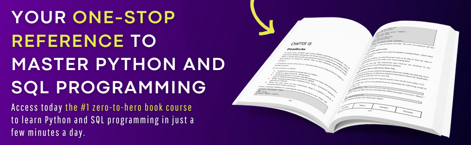 python programming and sql for beginners
