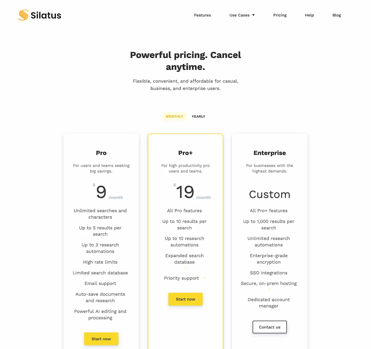 silatus.com.pricing
