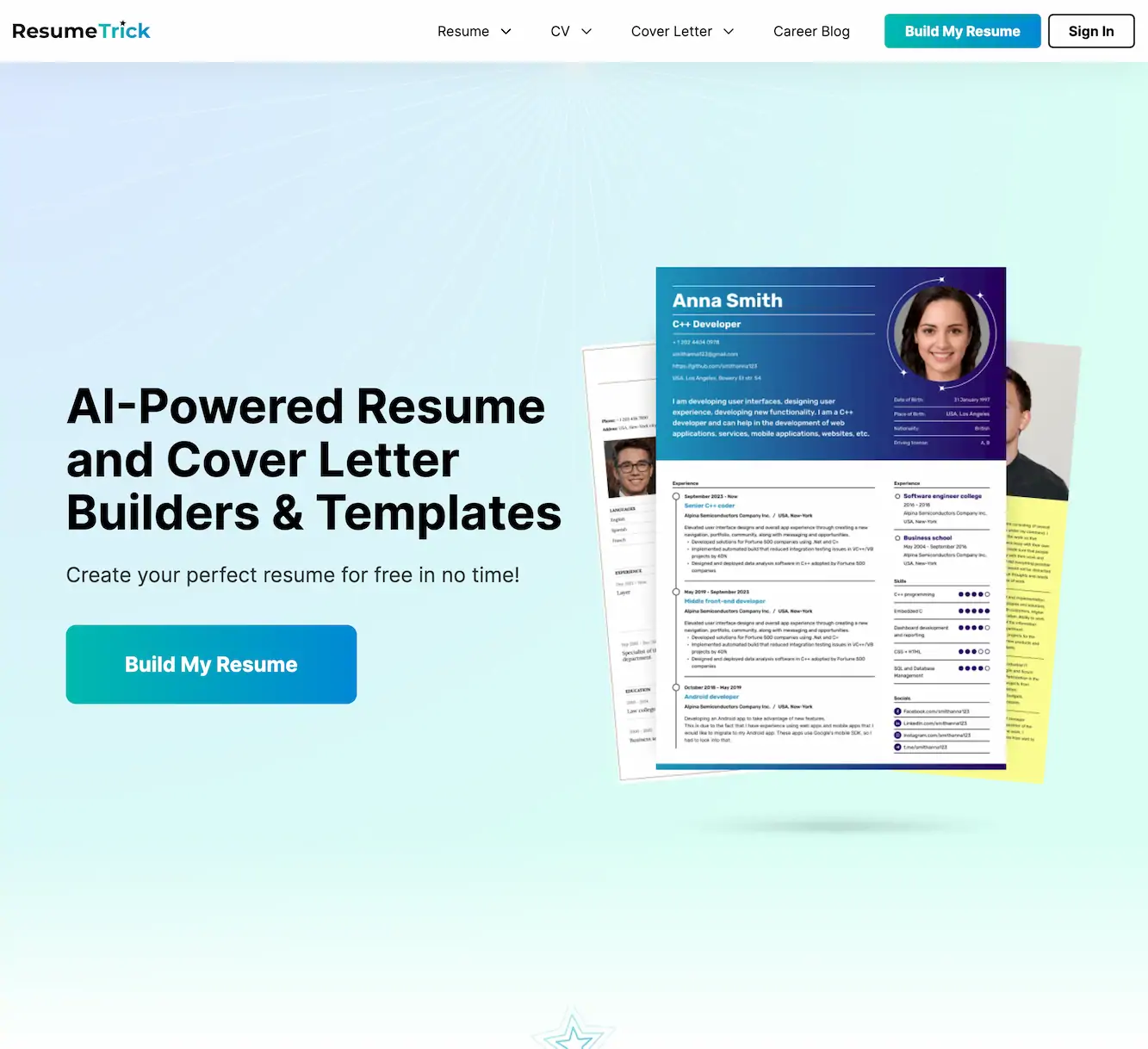 resumetrick.com