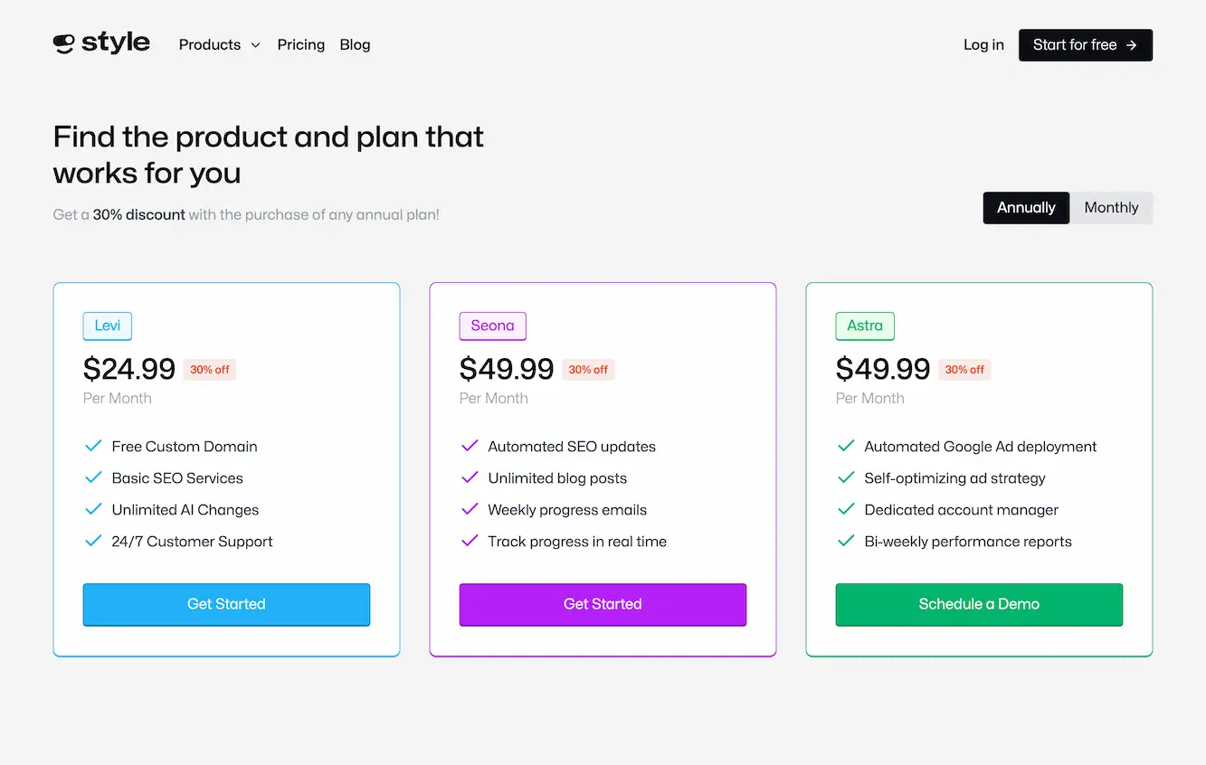 usestyle.ai.pricing