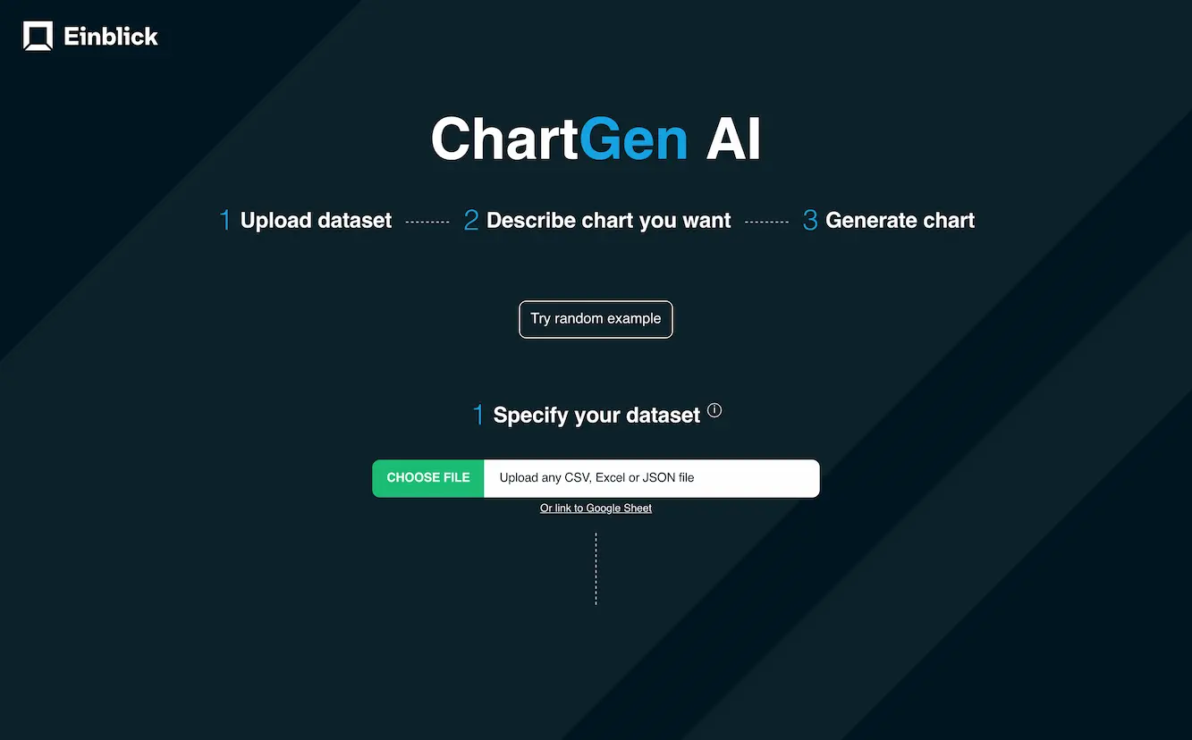 www.einblick.ai.chartgenai