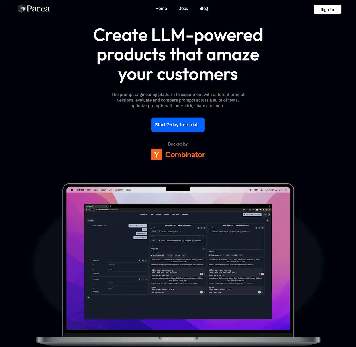 www.parea.ai