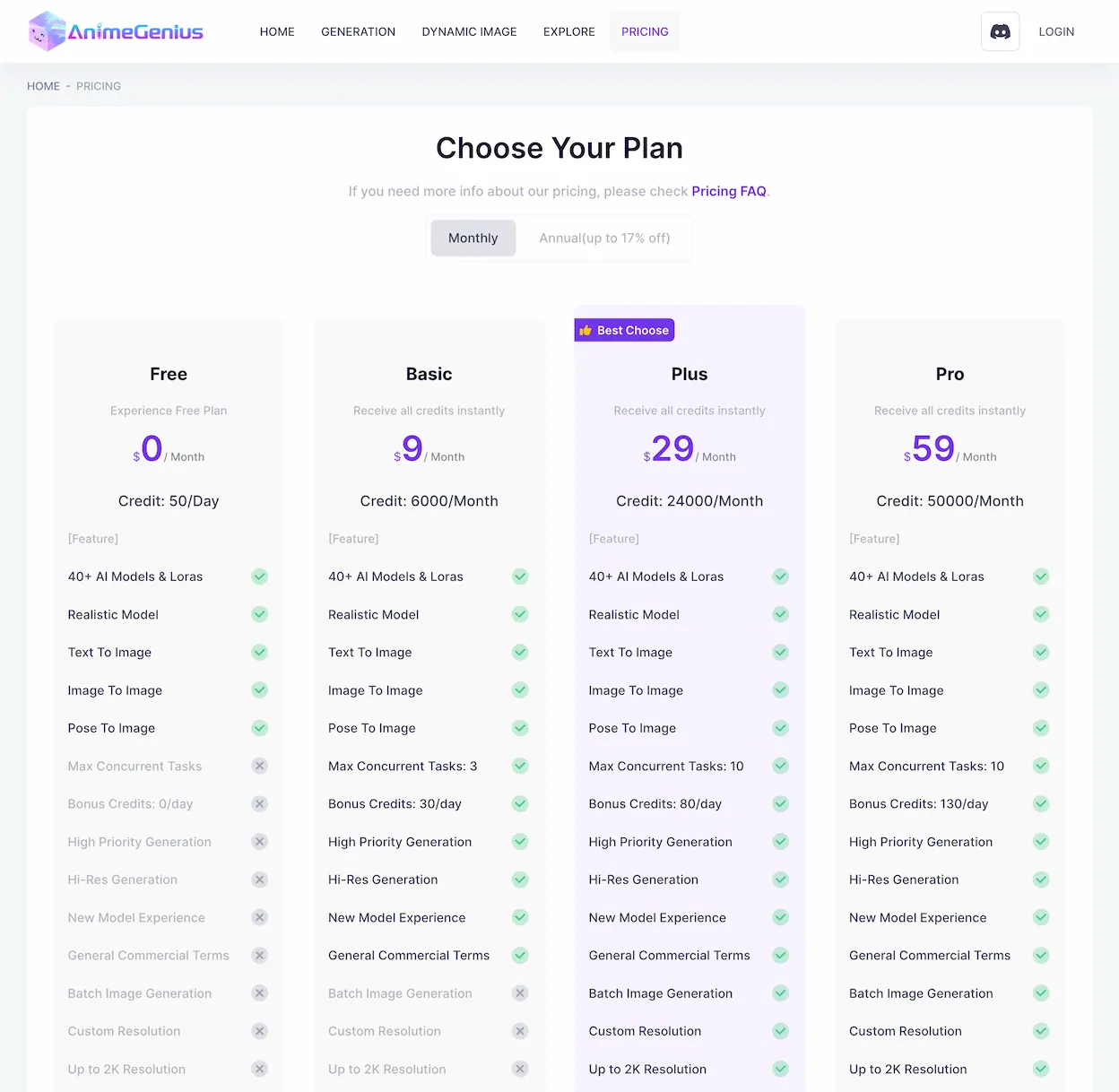 animegenius.live3d.io.pricing