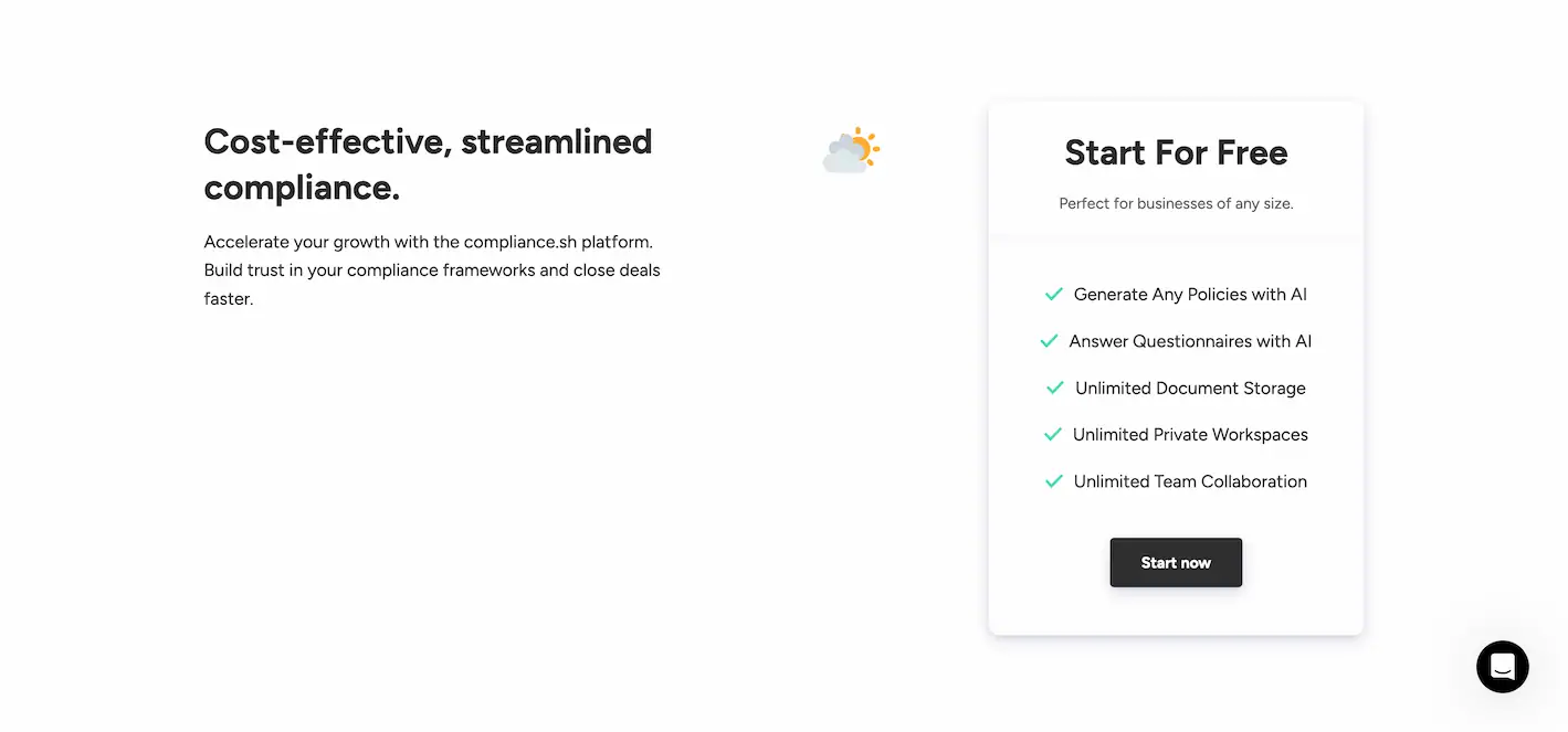 compliance.sh.pricing