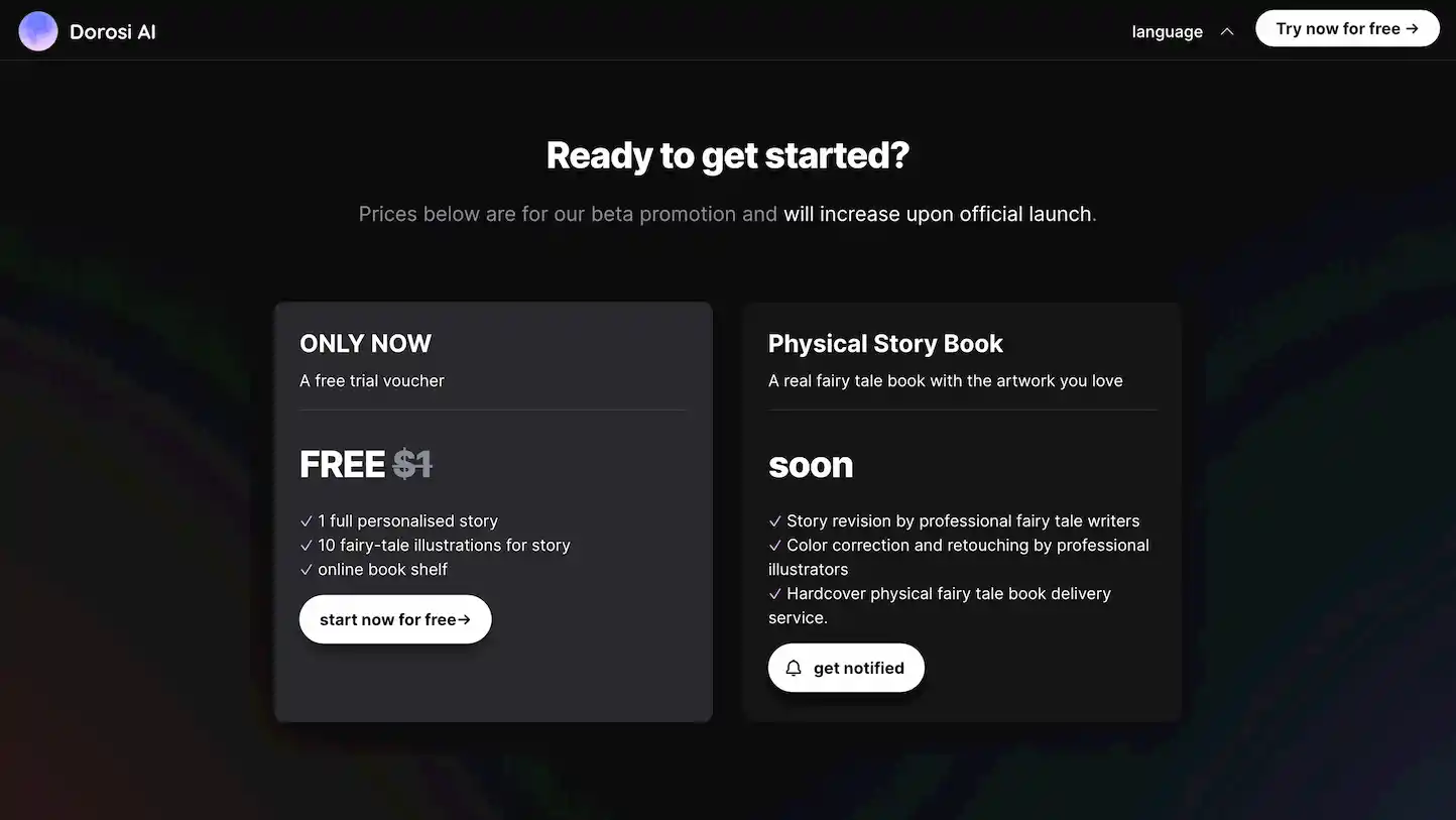dorosiai.com.pricing