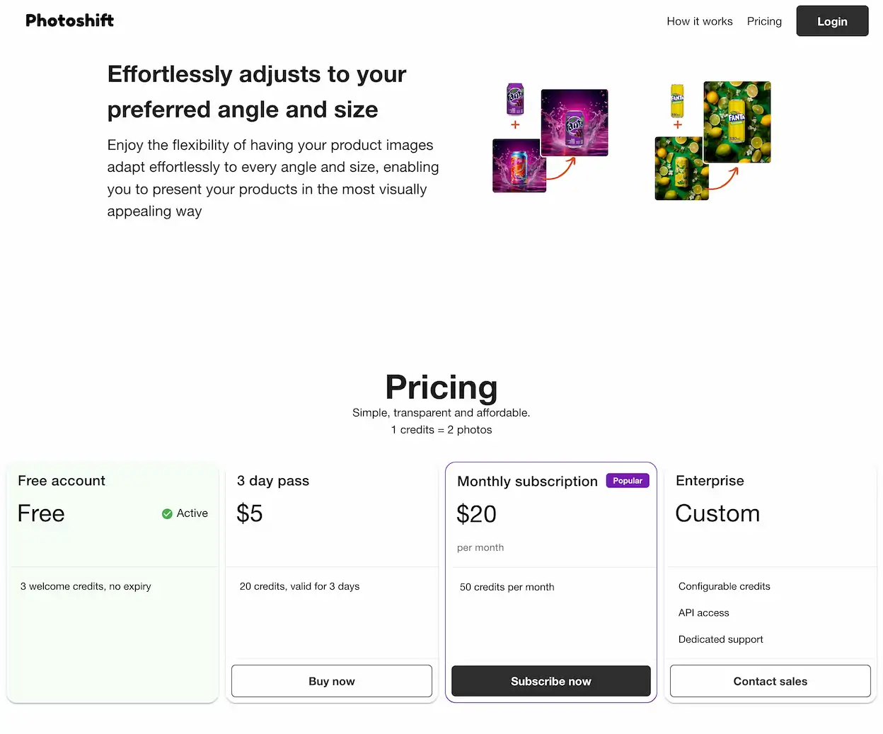 photoshift.co.pricing