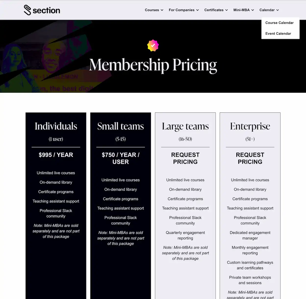 www.sectionschool.com.member
