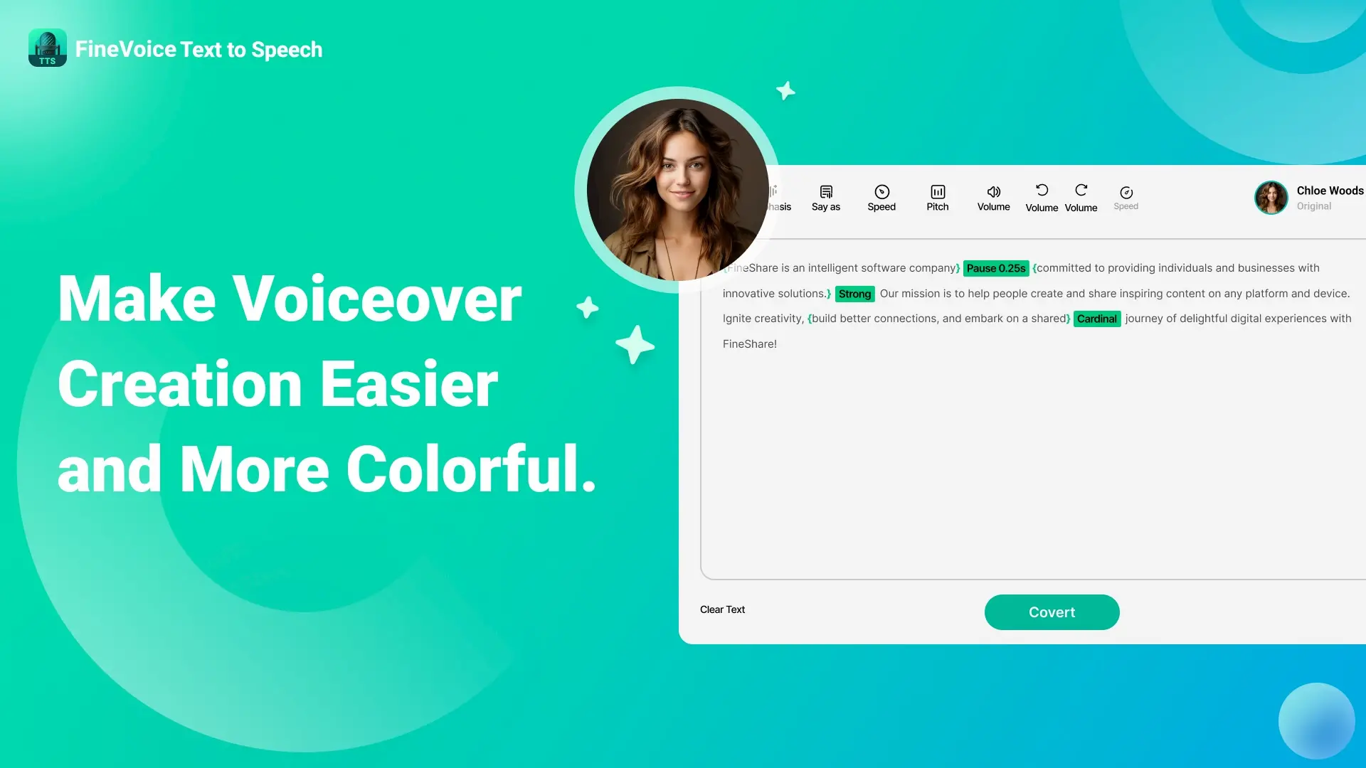 FineVoice Text to Speech online
