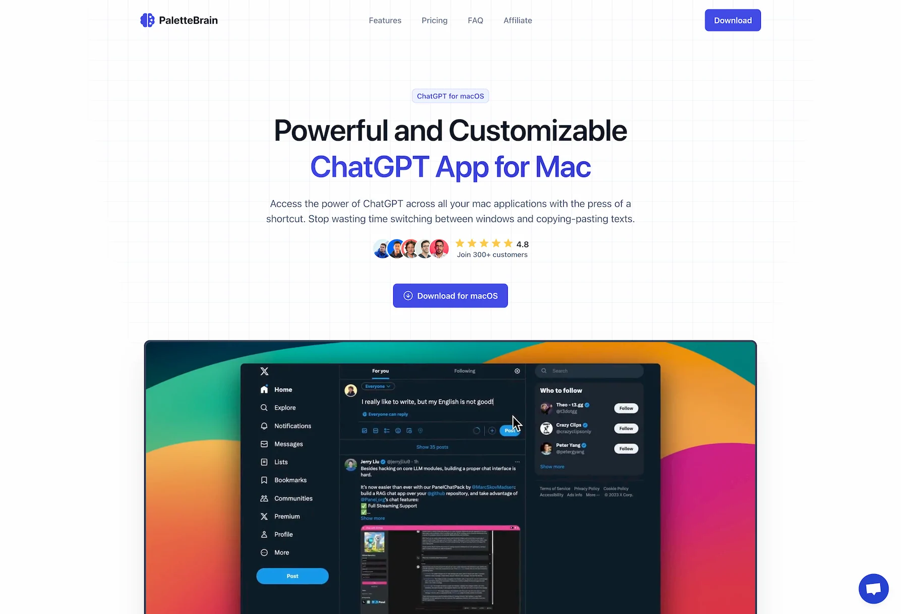 palettebrain.com - ChatGPT for MAC