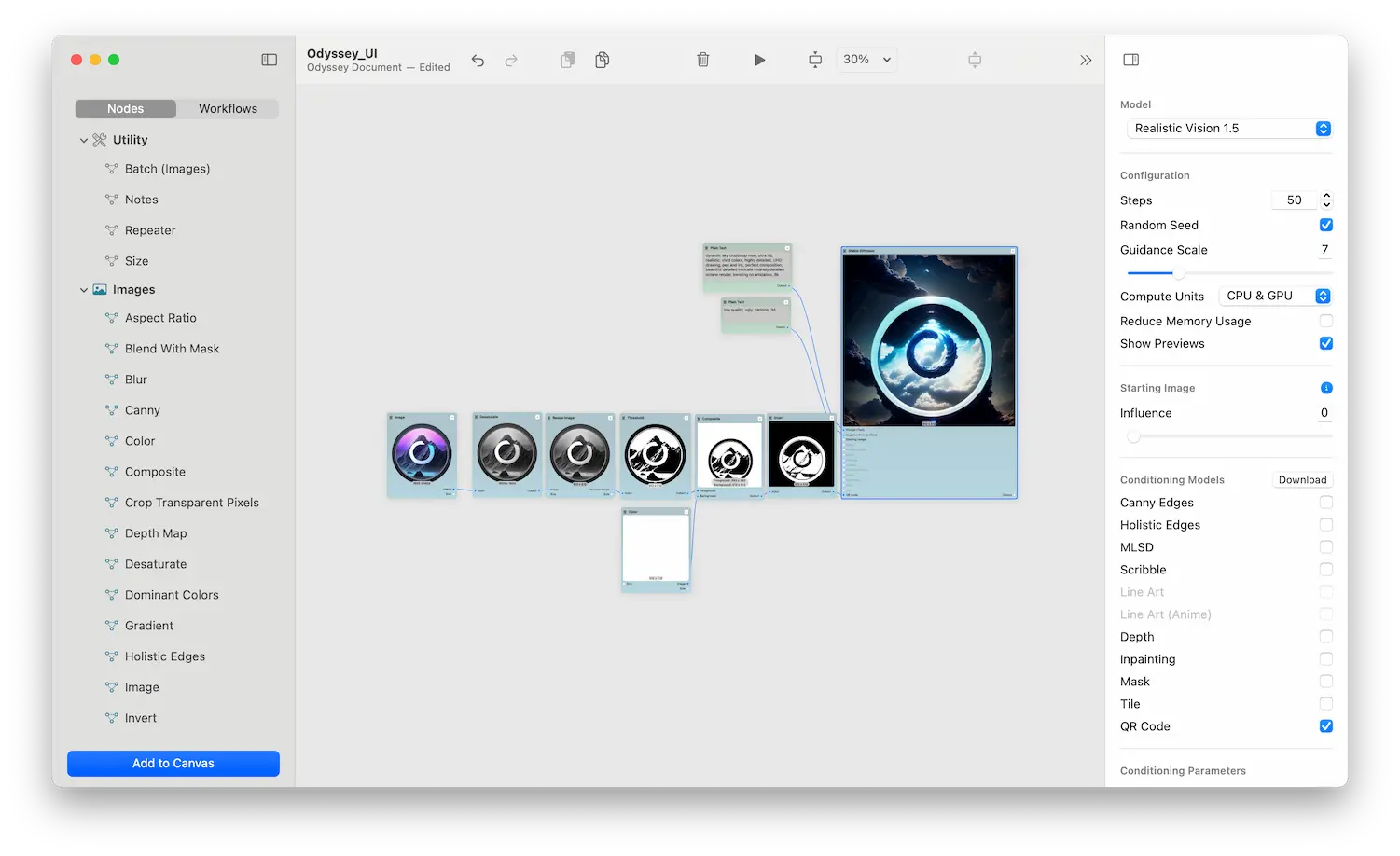 Odyssey - Connect AI models without any code screenshot