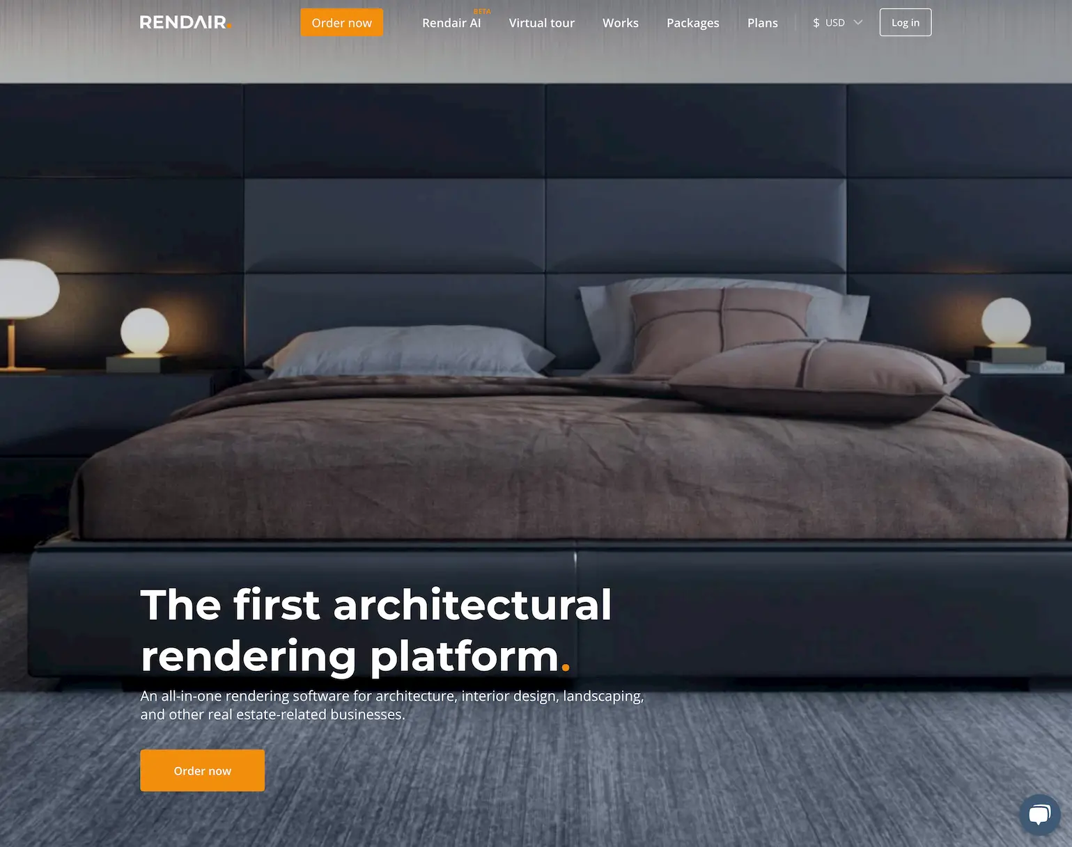 Rendair - The first architectural rendering platform screenshot