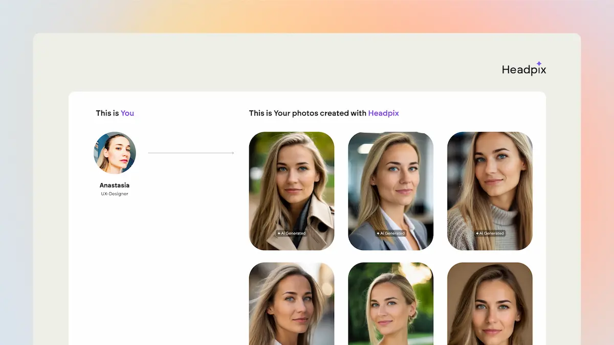 Headpix - Professional Business  Headshot AI Generator screenshot