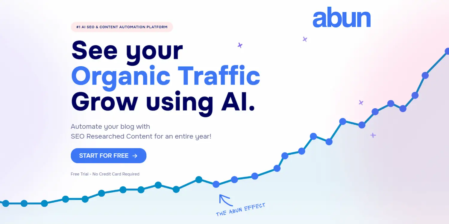 Abun - Organic Traffic Growth by AI screenshot