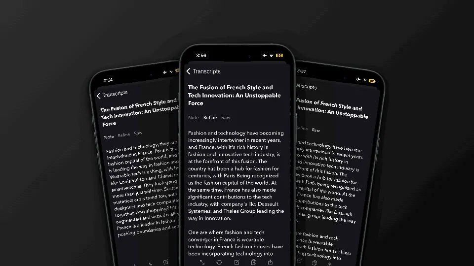 Audio Writer - audio to text screenshot