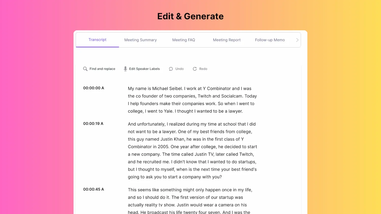 Unifire - Super AI Content Generator for Blog, Podcast, LinkedIn, Youtube, Twitter screenshot