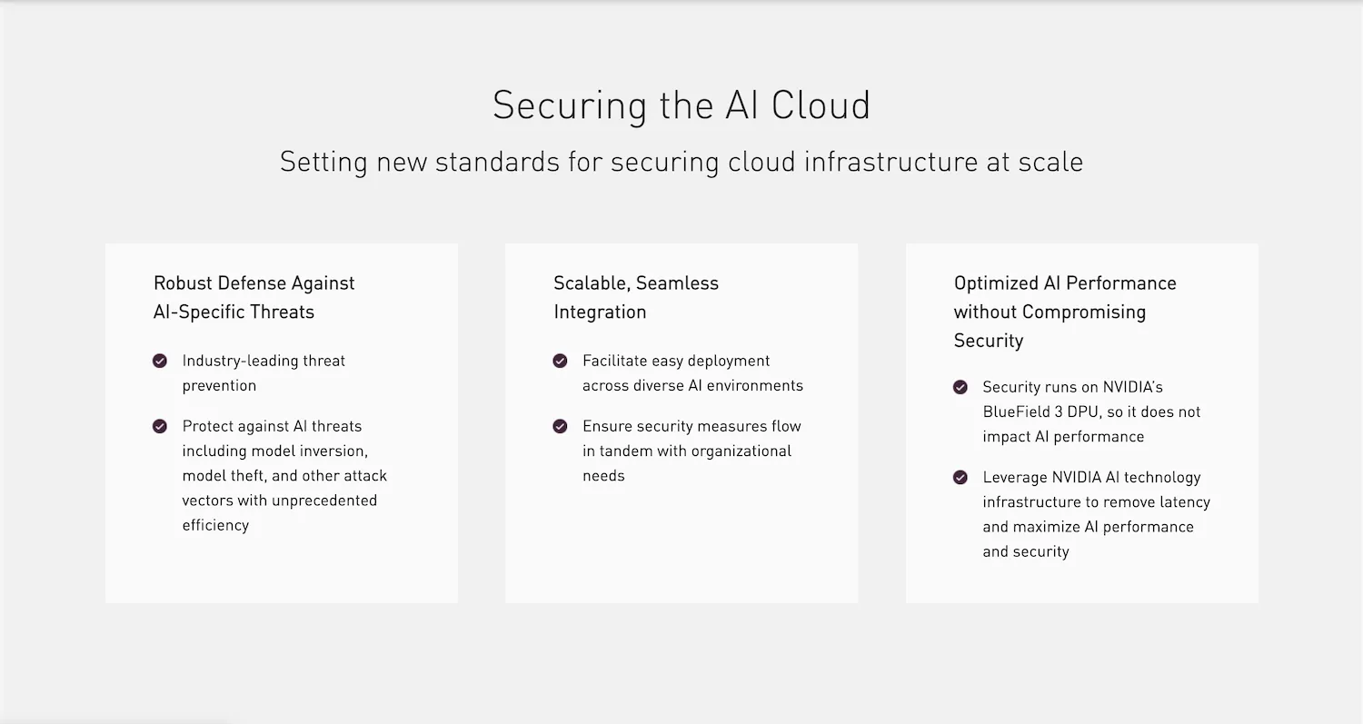 checkpoint securing ai cloud features