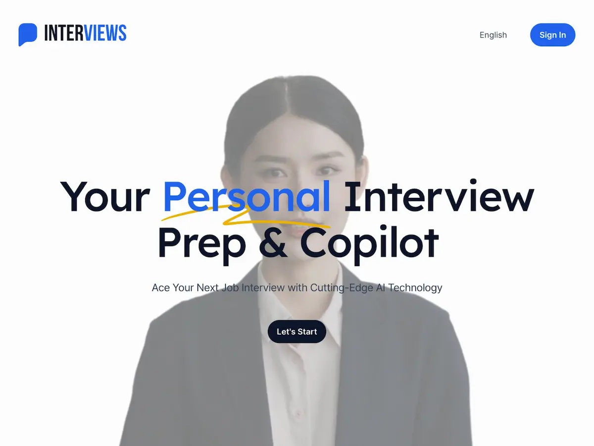Interviews Chat - interview chat gpt screenshot