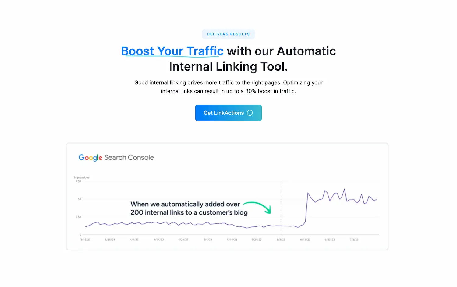 link actions automated internal linking tools