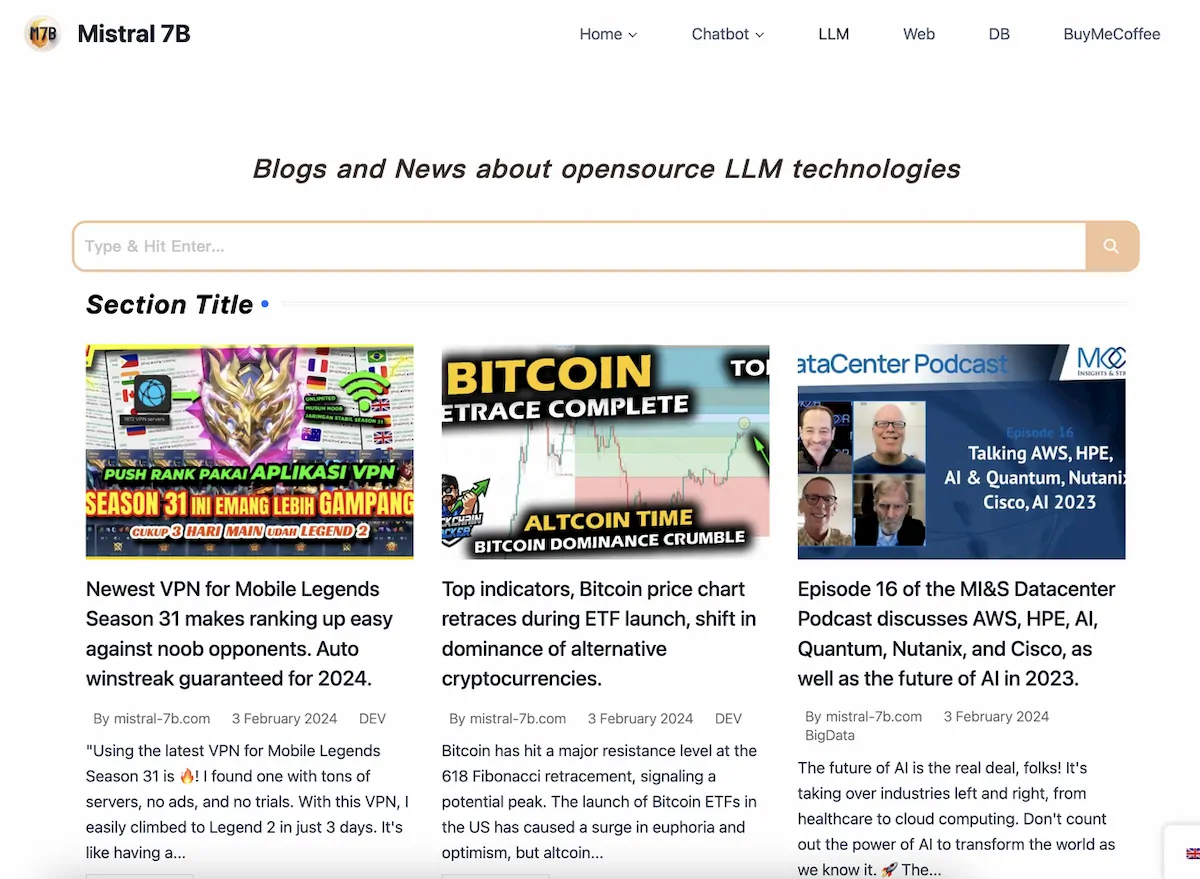 Mistral 7B & OpenSource LLM Guides pricing and features