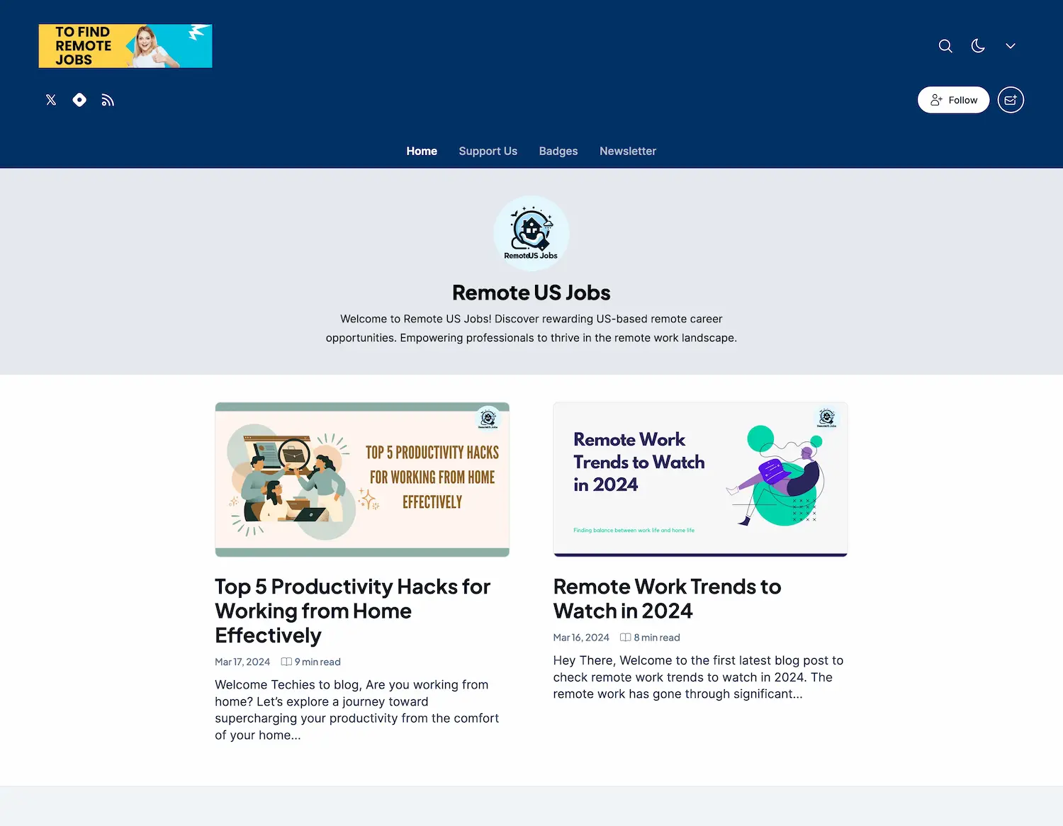 Remote US Jobs screenshot
