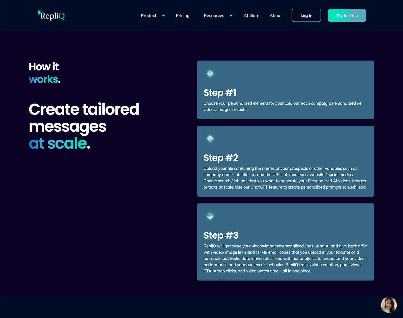 RepliQ Review: Personalized Outreach Videos, Images, and Email pricing and features