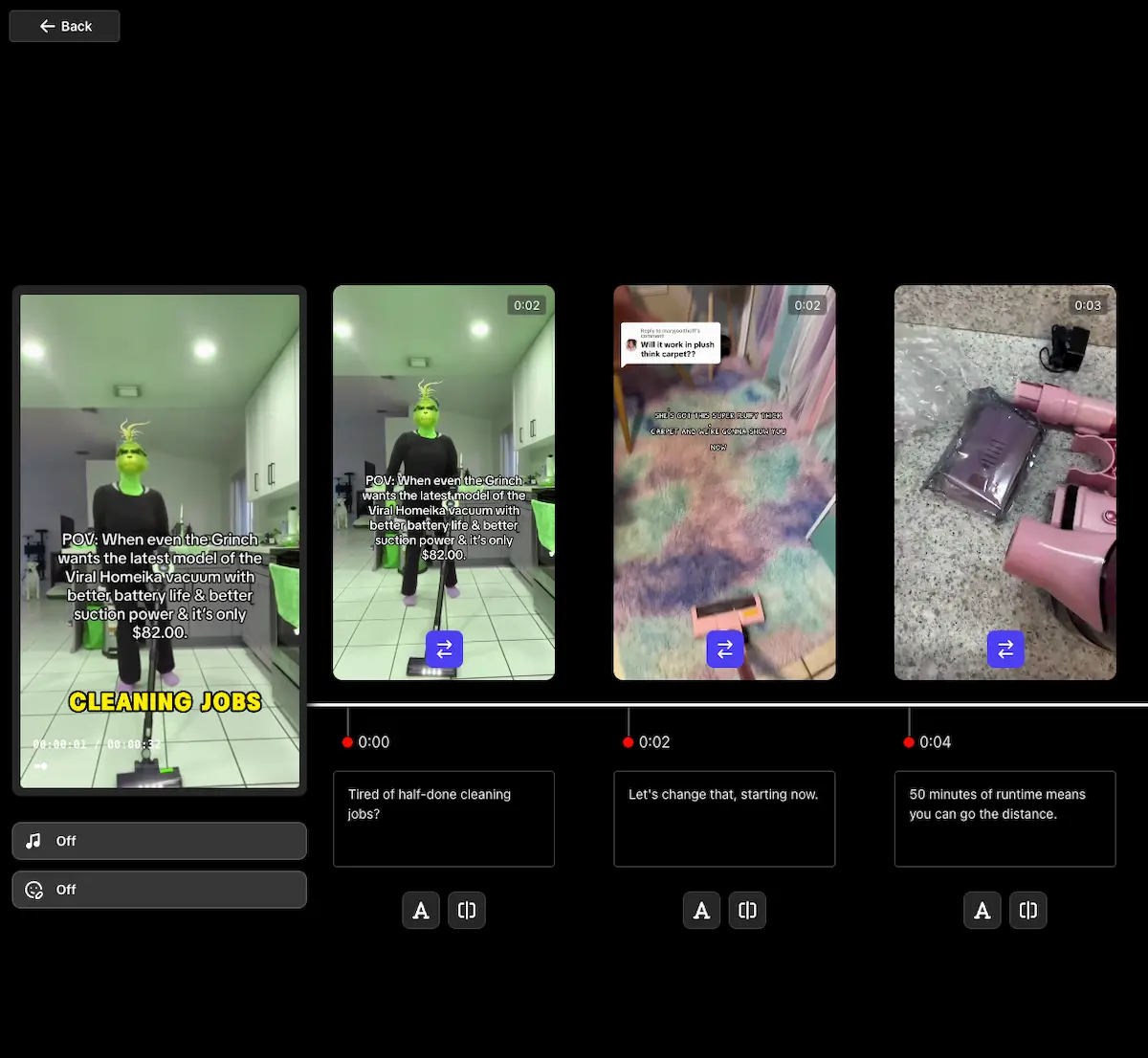 topview AI short video ads maker step 3