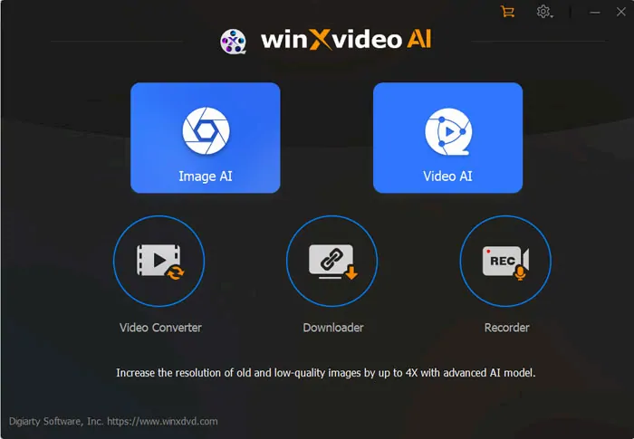 winx dvd video ai enhancer feature-interface
