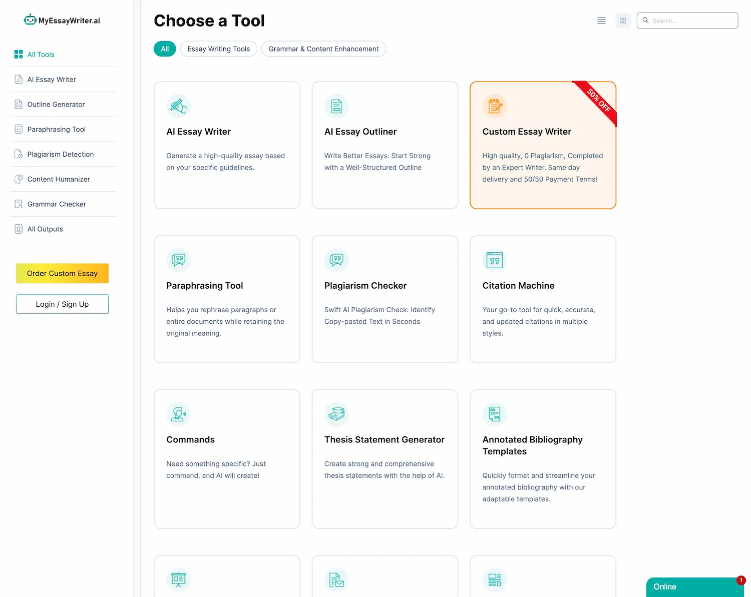 AI Essay Writer Tools