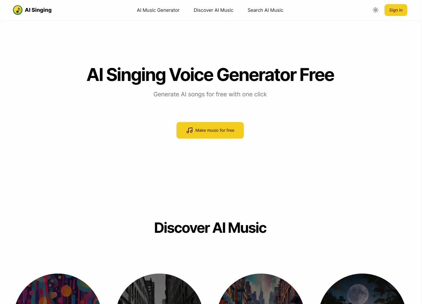 AI Singing - AI Music Generator screenshot