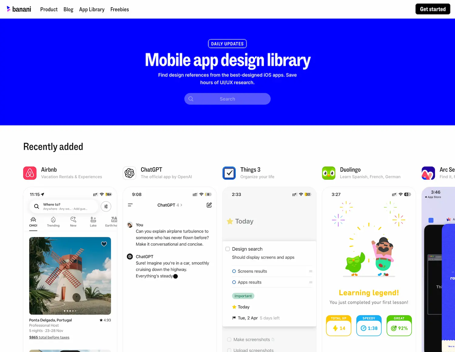 Banani AI text to design library
