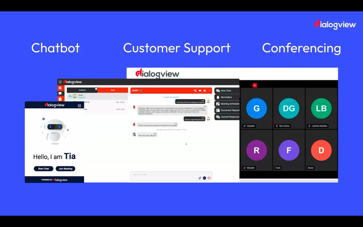 Dialogview - AI customer support provider key features 1