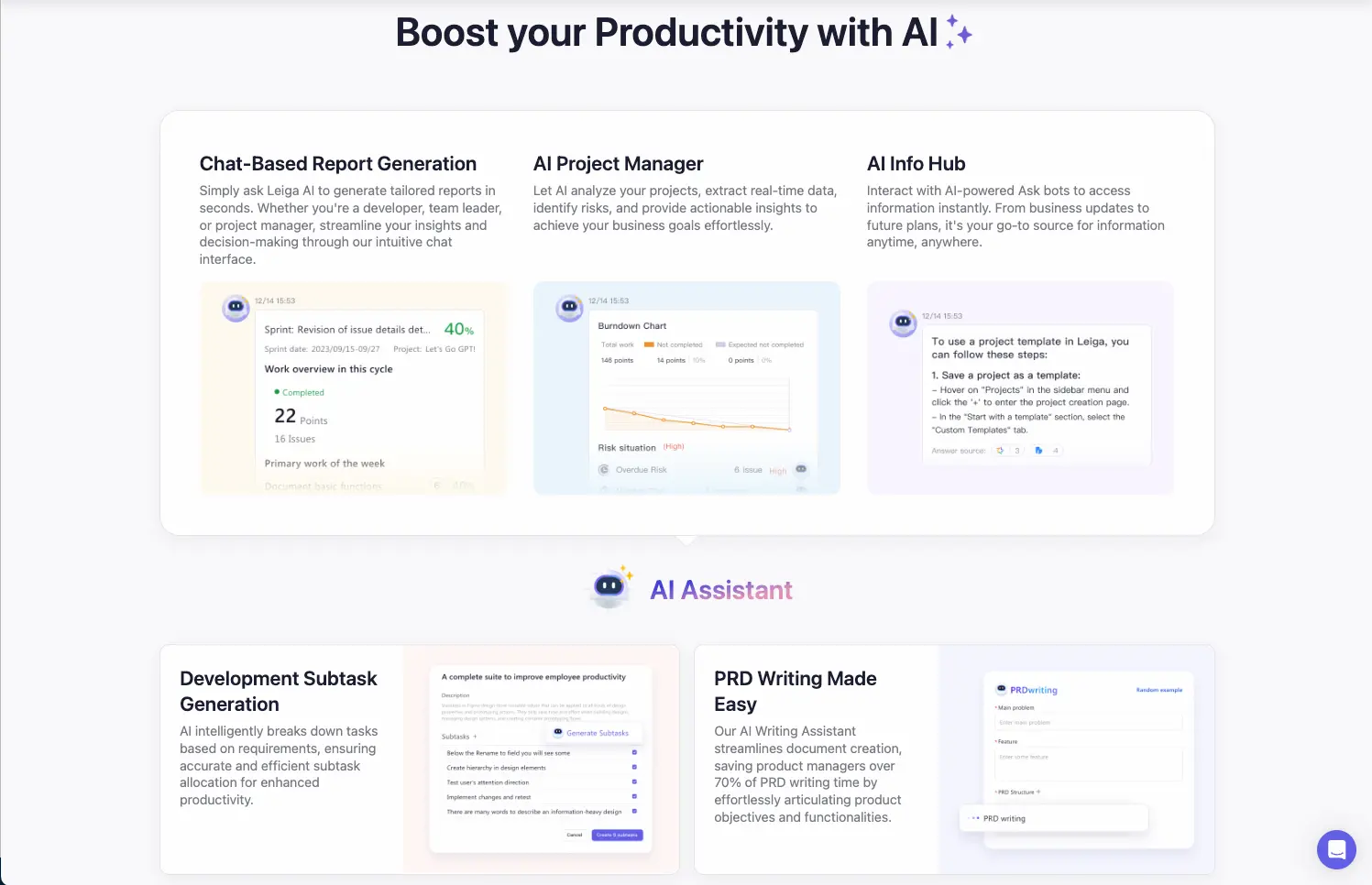 Leiga - AI in Project Management and Teamwork