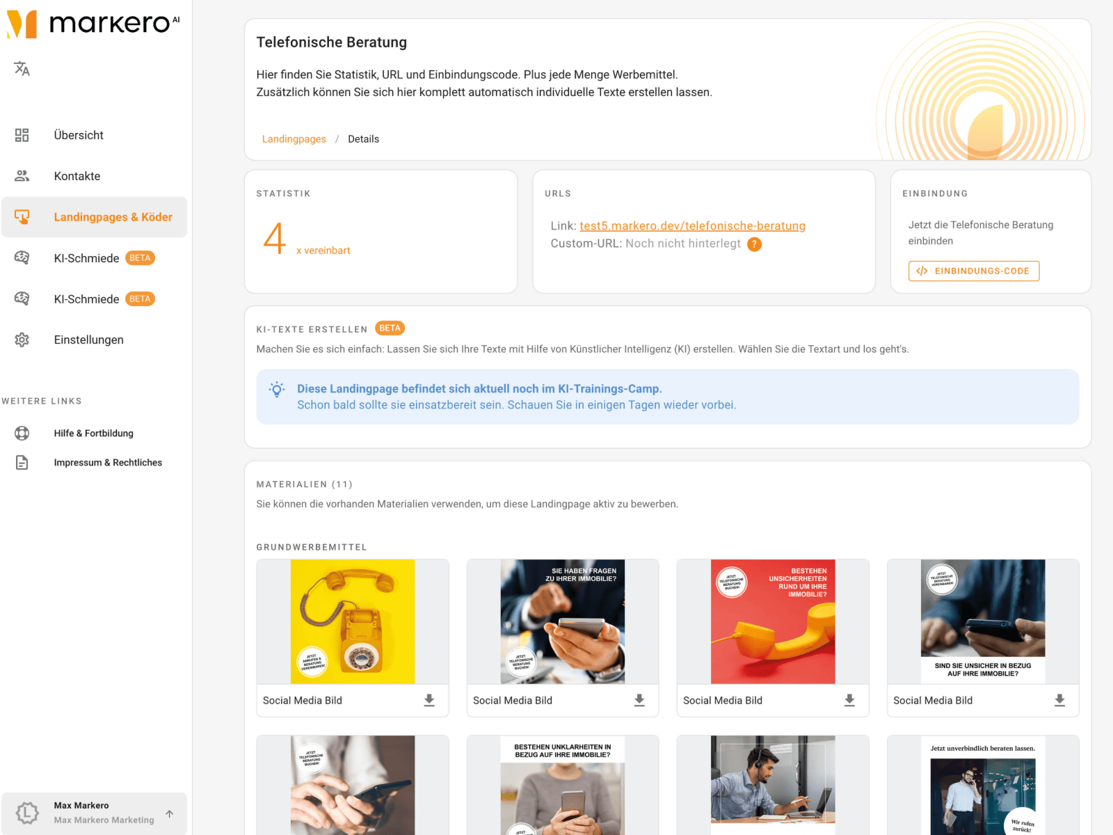 Markero - Boost Marketing Performance with AI
