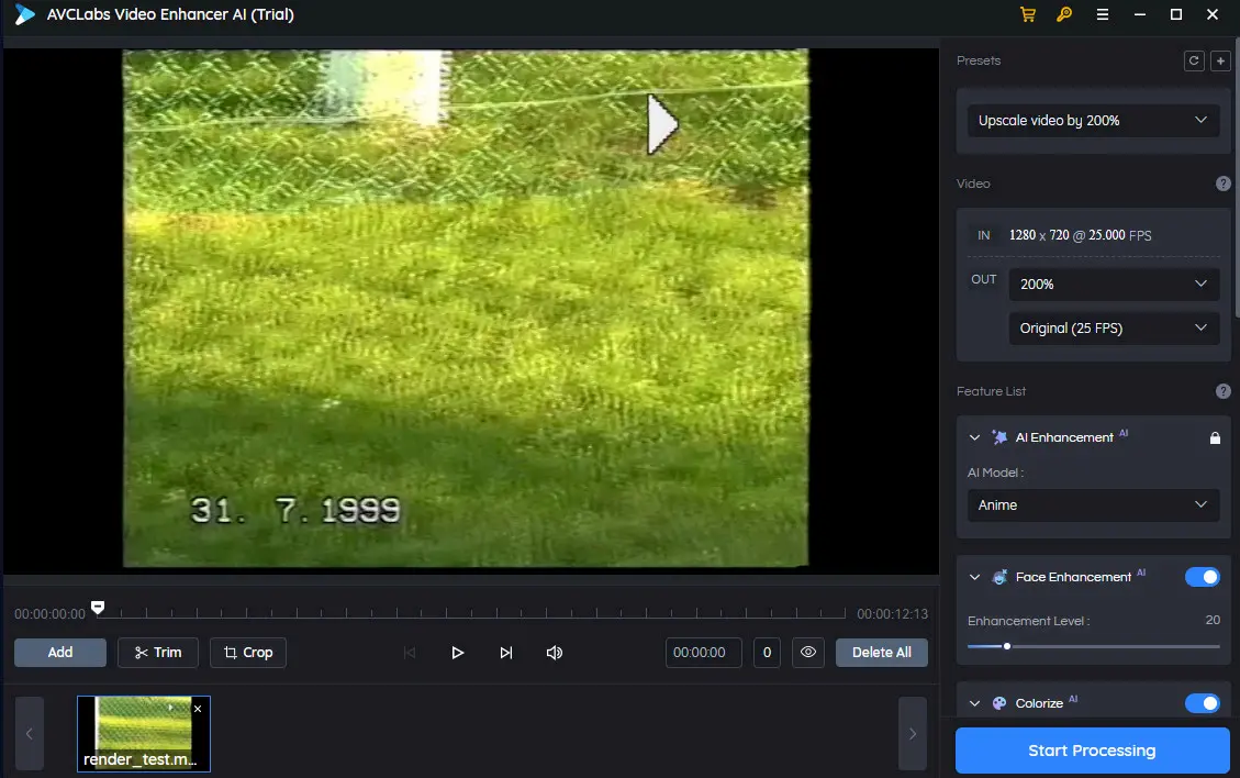 AVCLabs Video Enhancer AI