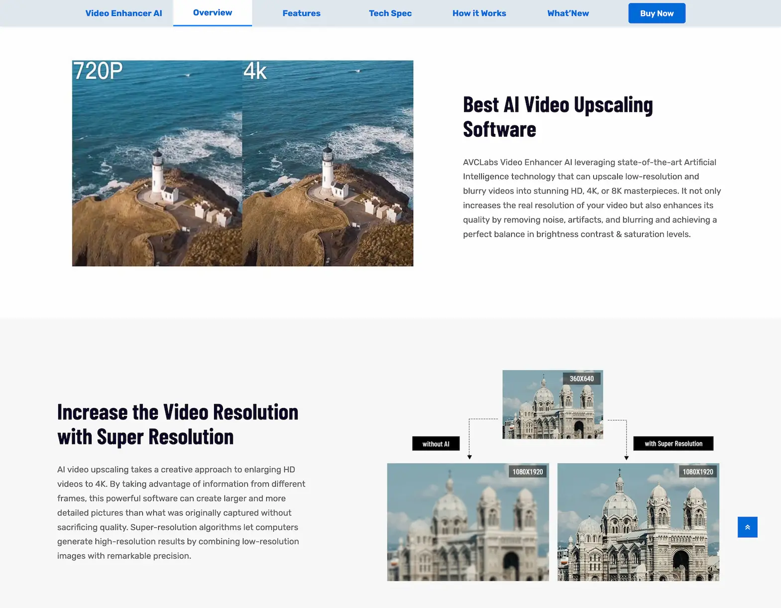 AVCLabs Video Enhancer AI screenshot