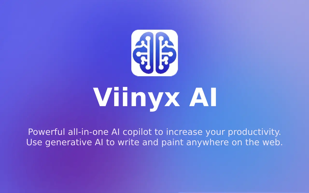 Viinyx – AI Assistant (GPT-Powered Chrome Extension) screenshot