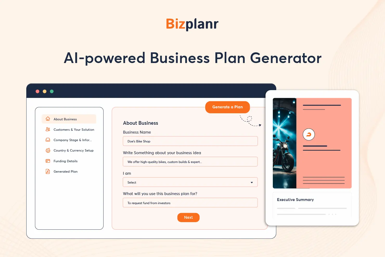 BizPlanr-AI-powered-business-plan-generator-2