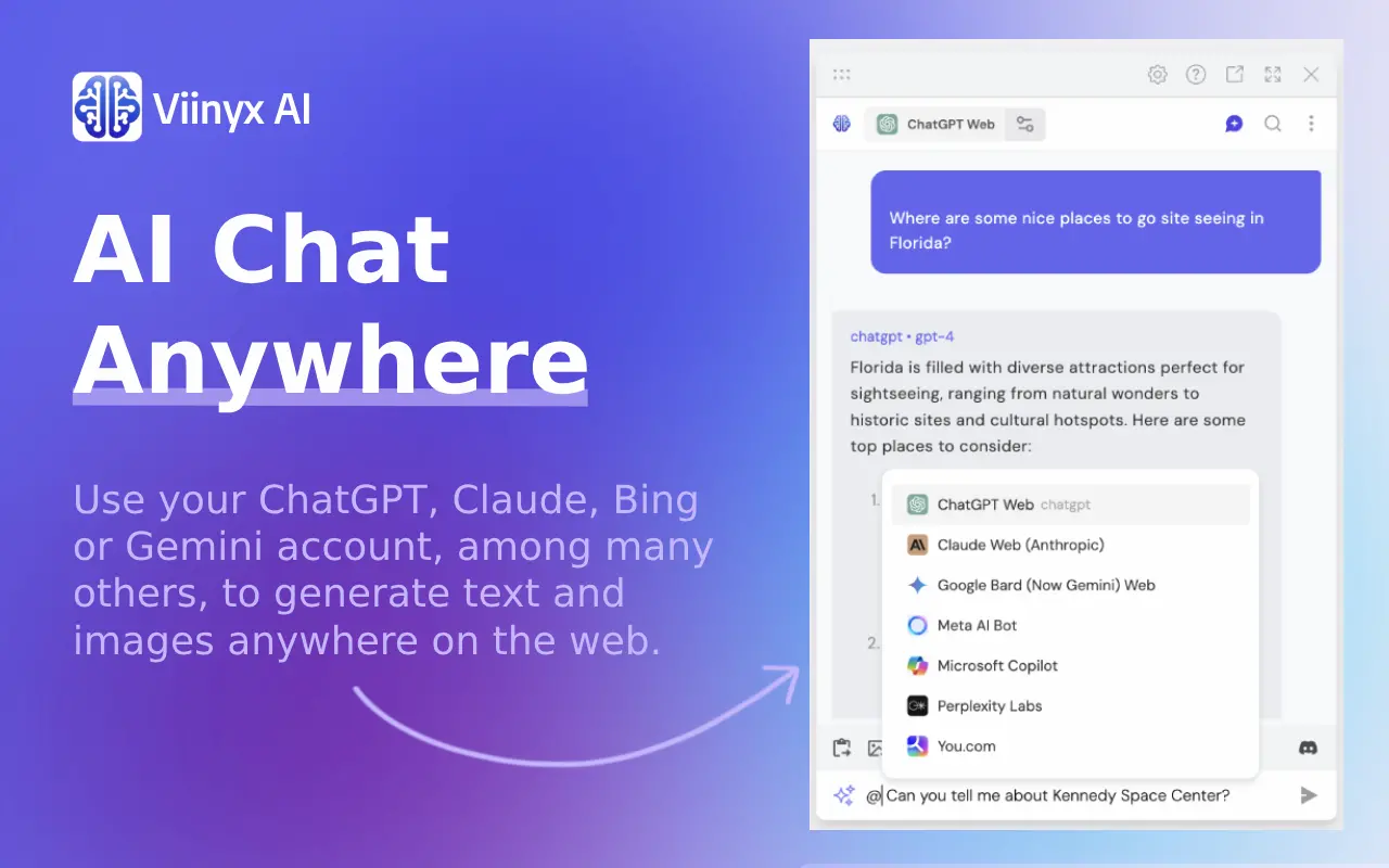 Viinyx – AI Assistant (GPT-Powered Chrome Extension) pricing and features