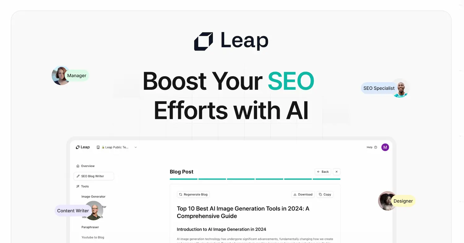 AI SEO by Leap AI screenshot