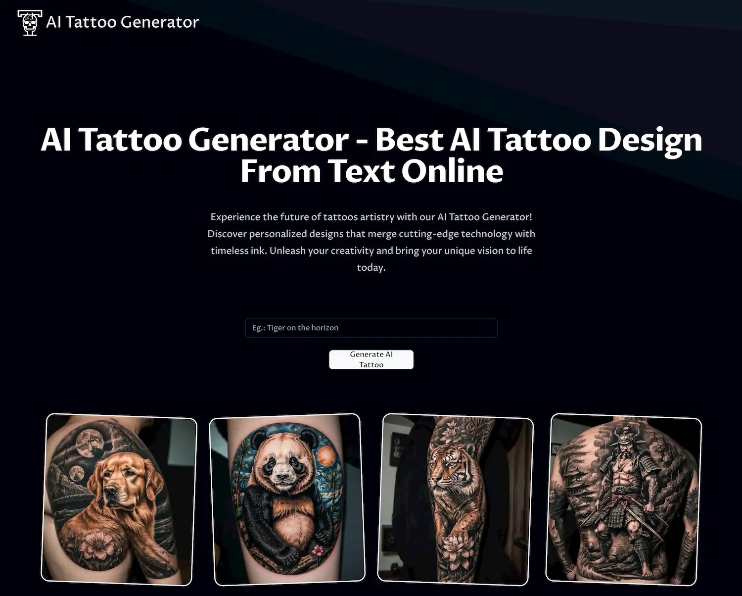 AI Tattoo Generator screenshot
