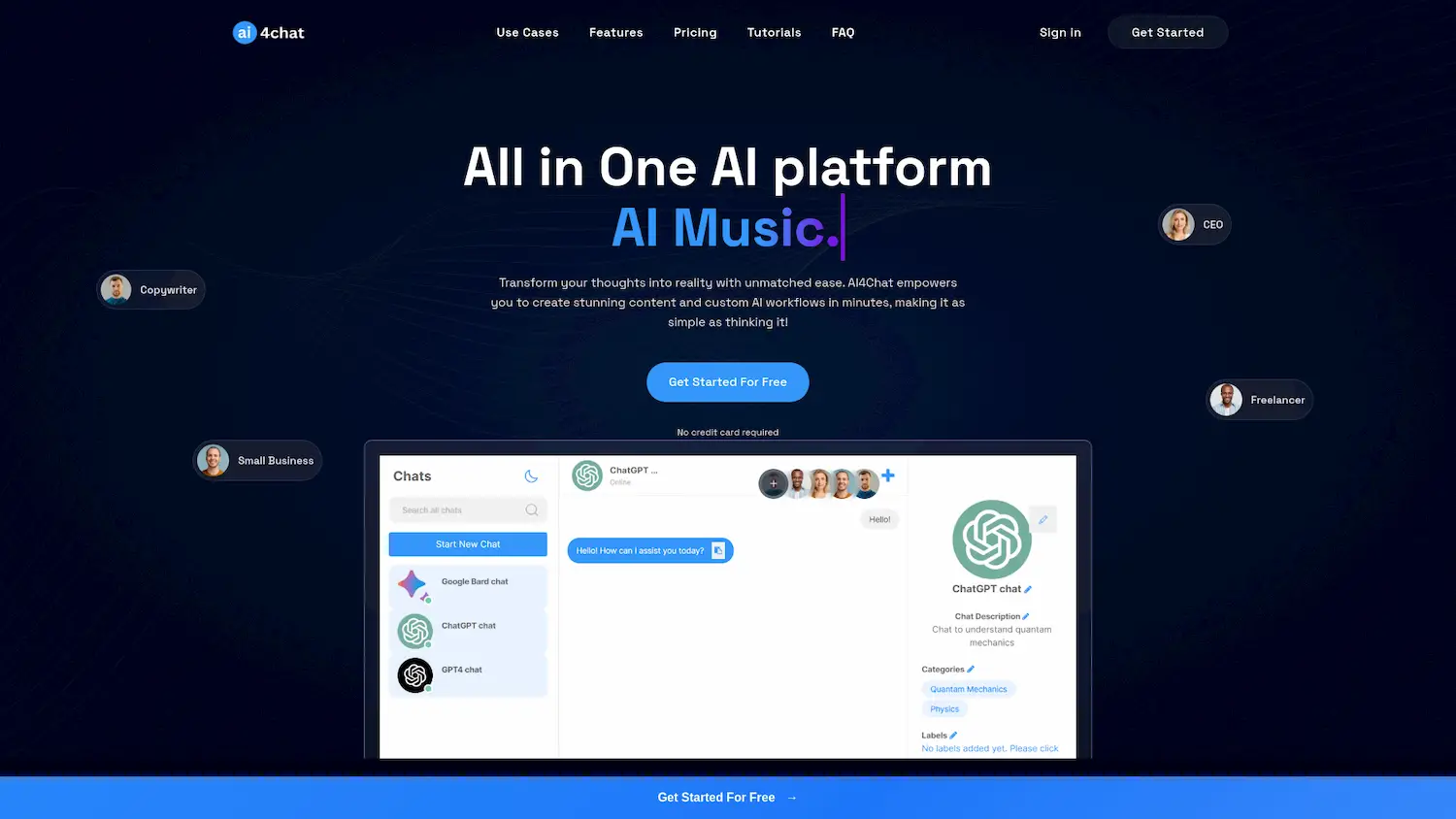 AI4Chat screenshot