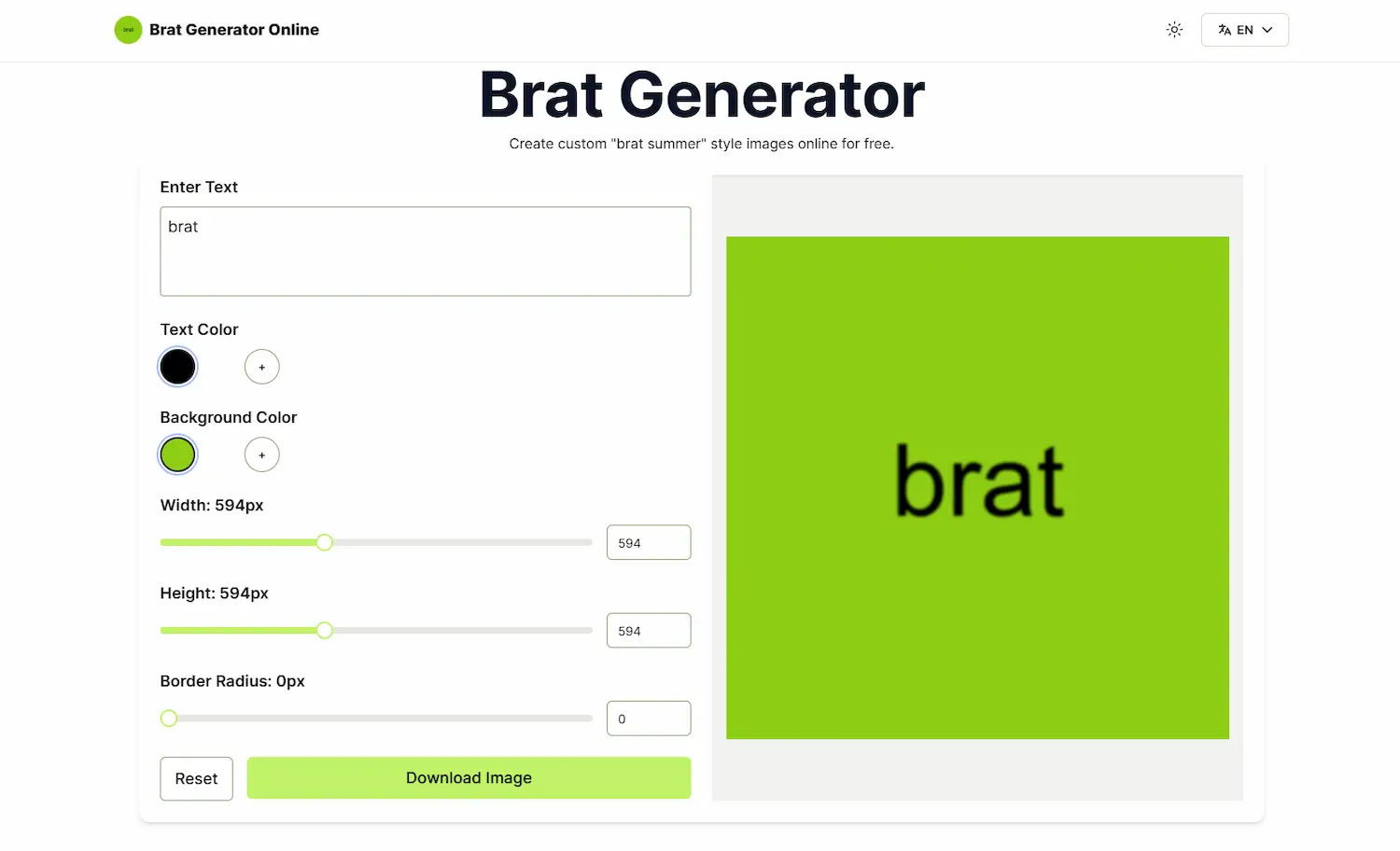 Brat Generator screenshot