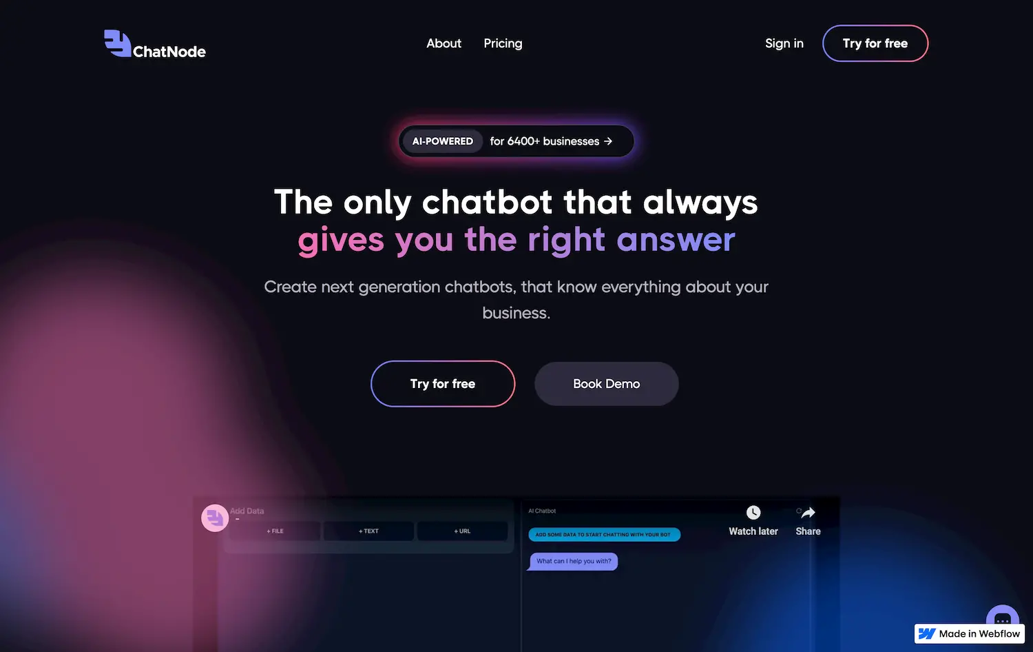 ChatNode screenshot