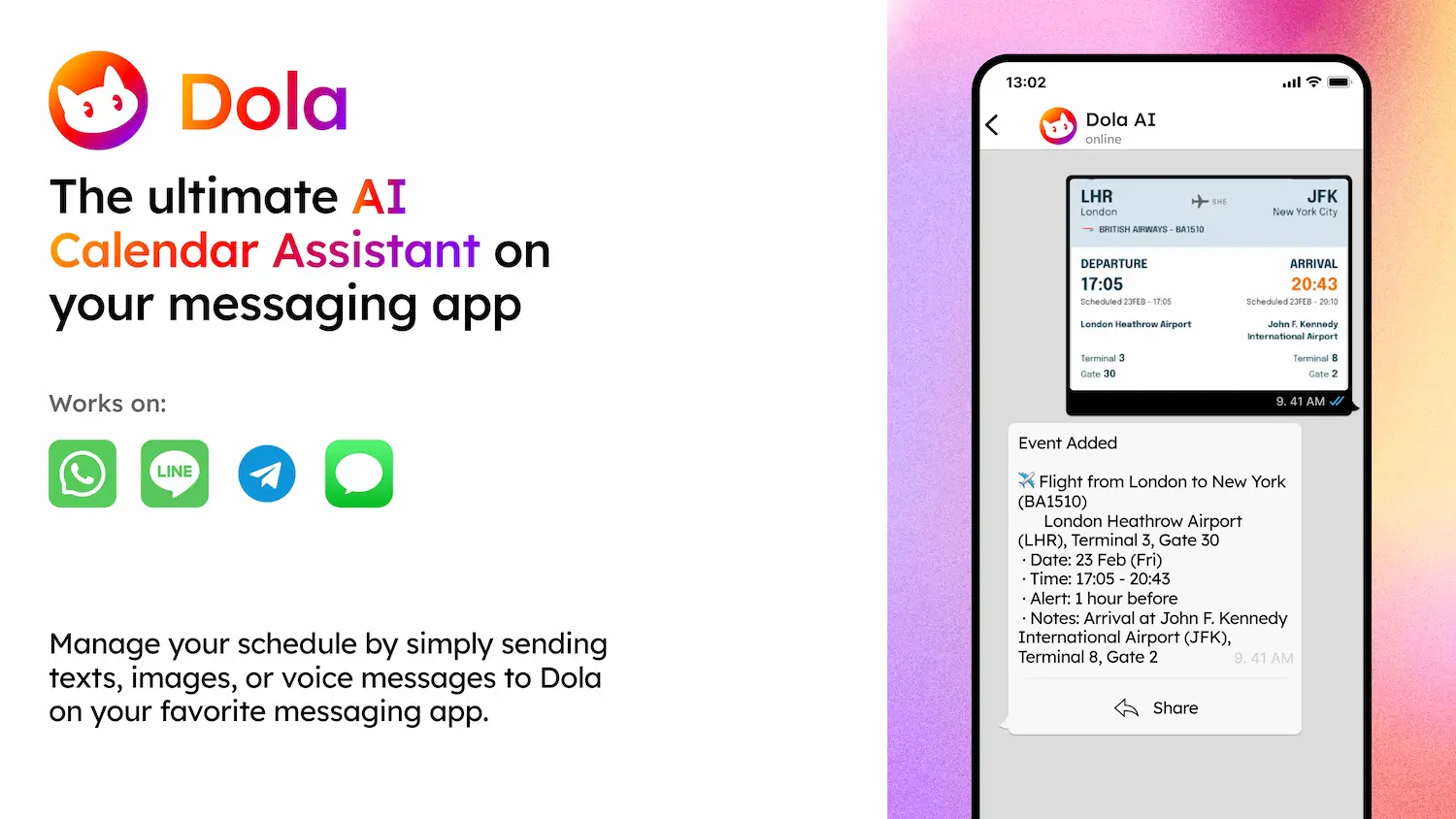 Dola AI - Your Ultimate AI Calendar Sidekick screenshot