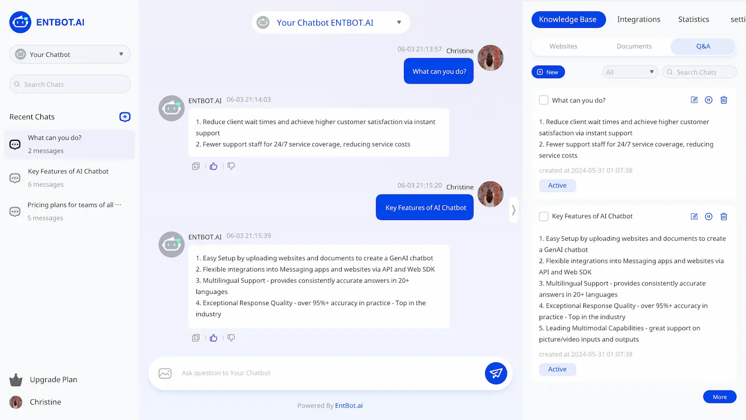 EntBot screenshot