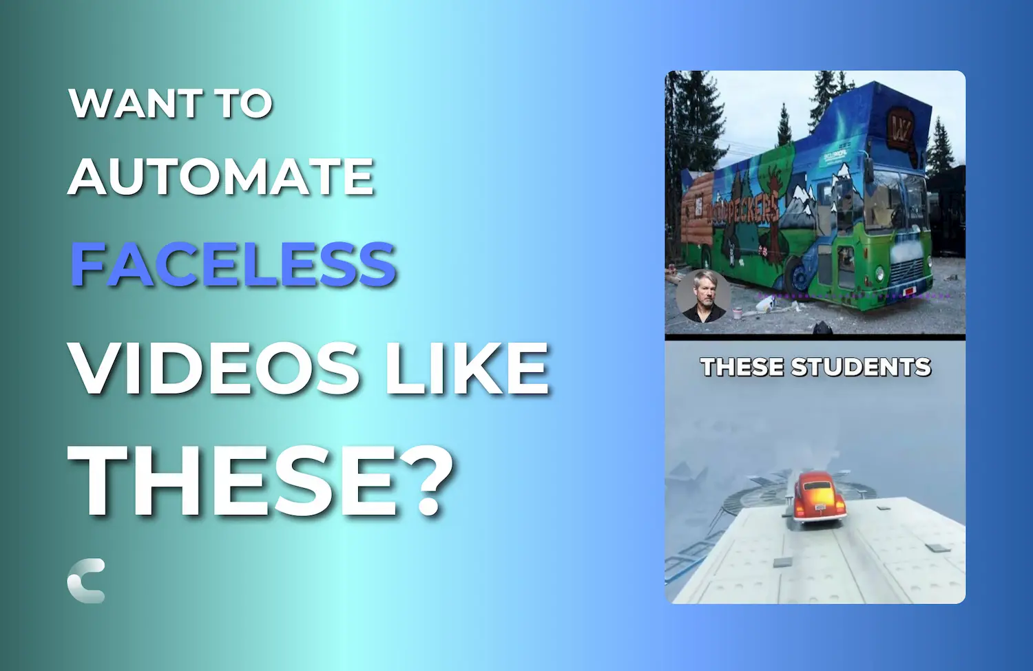 want to auto make faceless videos