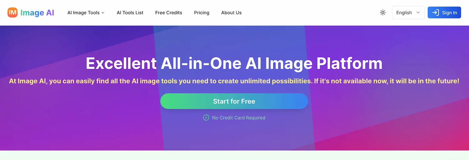 Image AI screenshot