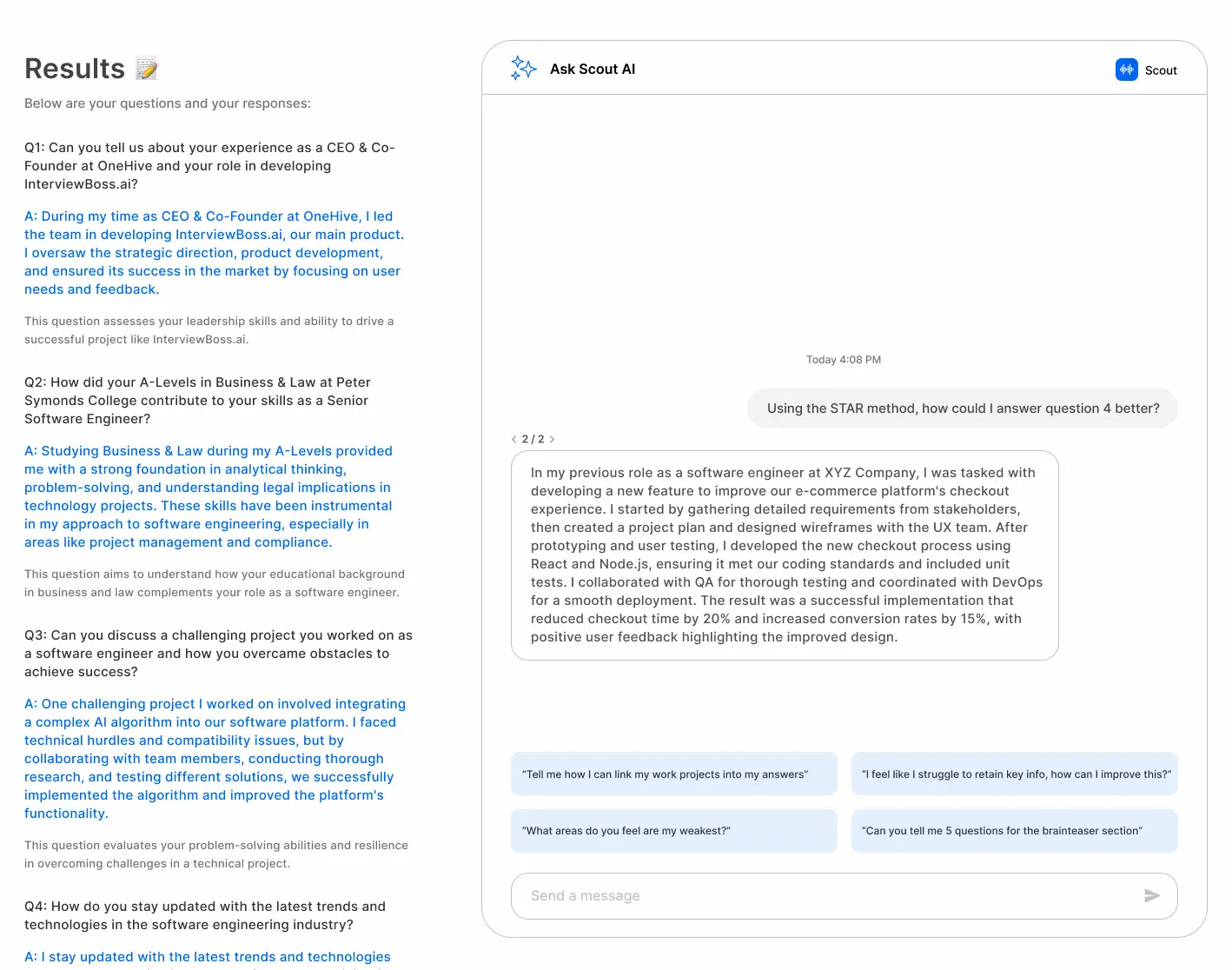 InterviewBoss screenshot