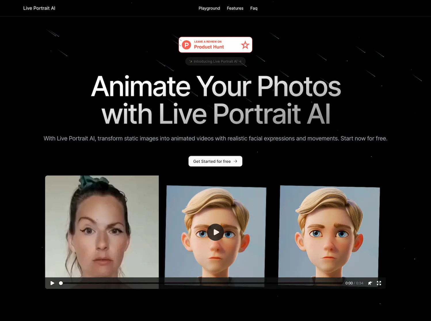 Live Portrait AI screenshot